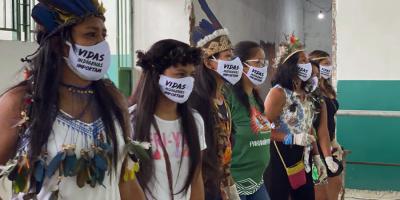 Velório do Cacique Messias Kokama no Parque das Tribos, em Manaus (AM) | Fabiano Maisonnave